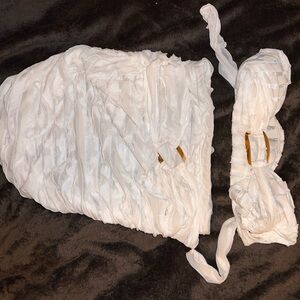 SHEIN White Backless Dress